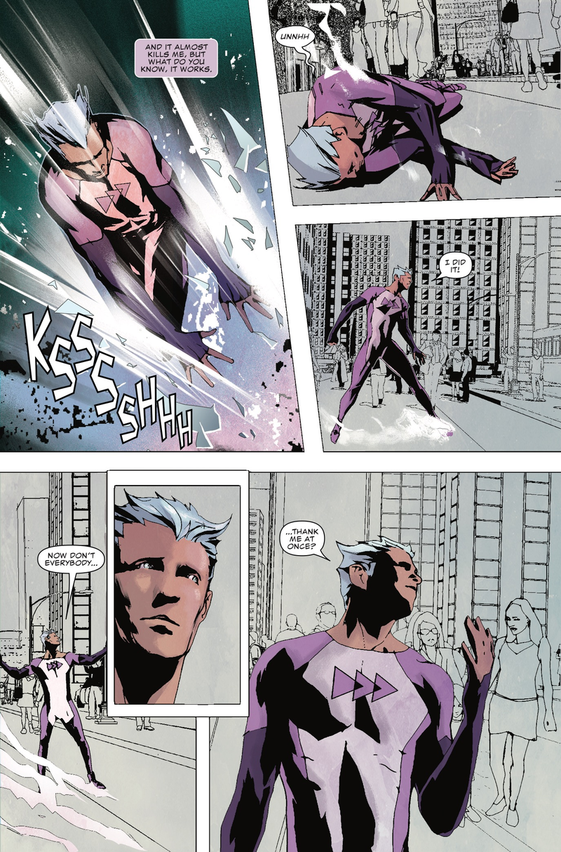 Illustration for article titled This Quicksilver: No Surrender #1 exclusive sends a speedster outside of time